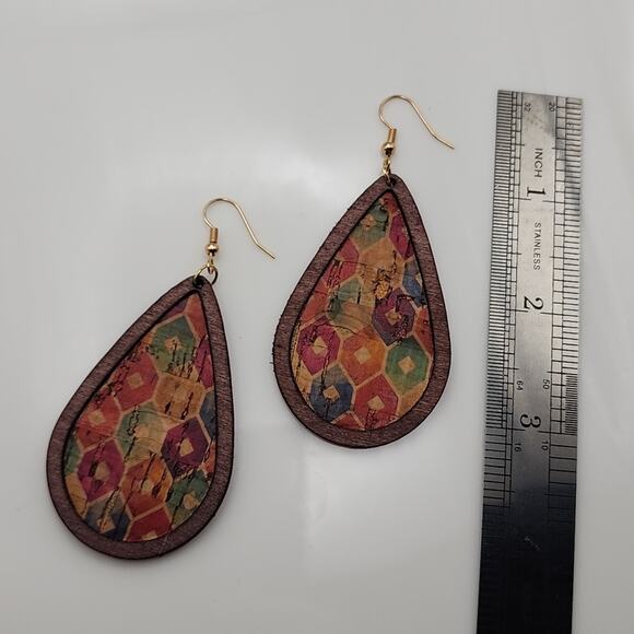 Boho Teardrop Earrings - Picture 3 of 3